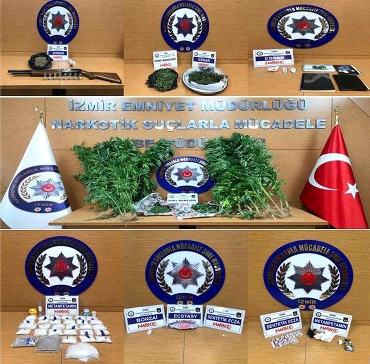 İzmir\'de zehir tacirlerine darbe: 20 tutuklama
