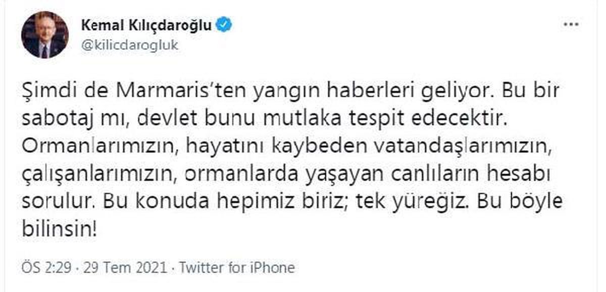 Kılıçdaroğlu: Bu konuda hepimiz biriz; tek yüreğiz