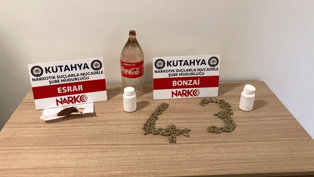 Kütahya\'da uyuşturucu operasyonu