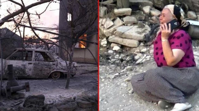 Manavgat'ta evi yanan kadından acı feryat: Böyle acı mı olur Allah'ım?
