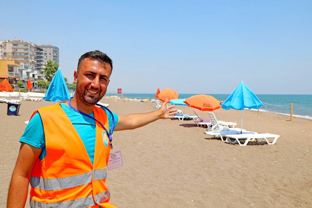 Mezitli Belediyesinden \'Aile Plajı\'