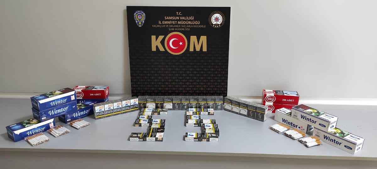Samsun\'da kaçakçılık operasyonunda bir şüpheli yakalandı