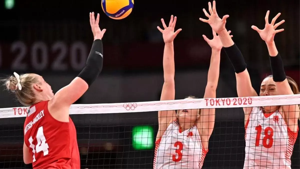 Türkiye Kadın Milli Voleybol takımı, çekişmeli maçta ABD\'ye 3-2 yenildi