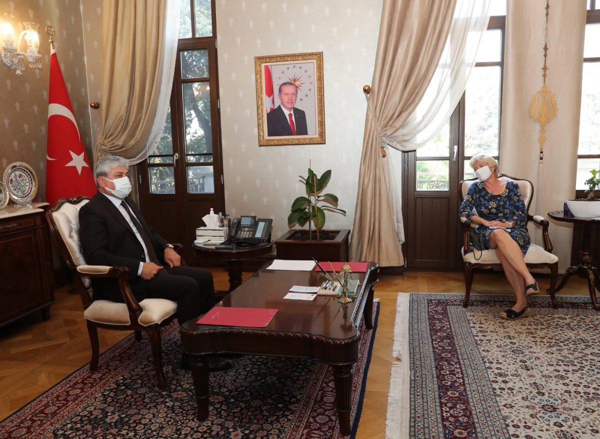 UNDP Türkiye Mukim Temsilcisi Louisa Vinton, Hatay Valisi Rahmi Doğan\'ı ziyaret etti Açıklaması