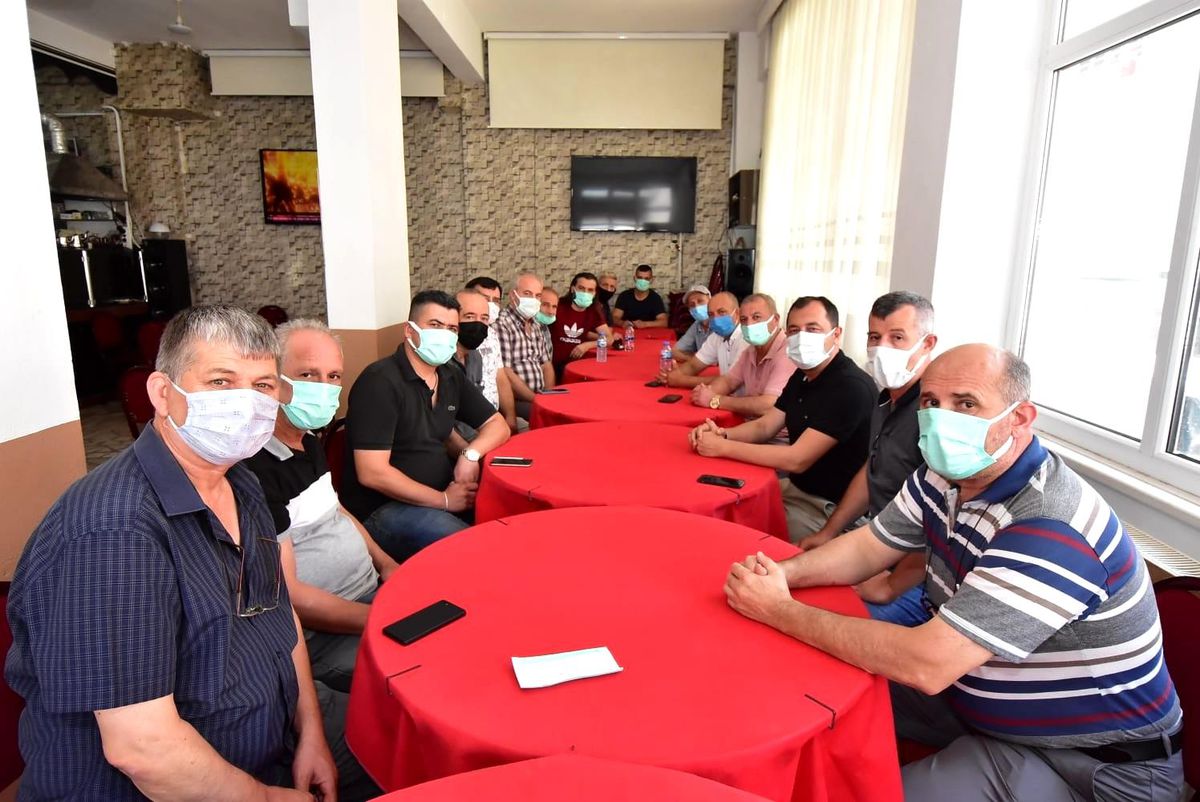 Son dakika haber | Başkan Yüksel kahvehane işletmecilerinin sorunlarını dinledi