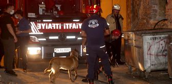 Fatih'te 3 katlı metruk binanın bir kısmı çöktü