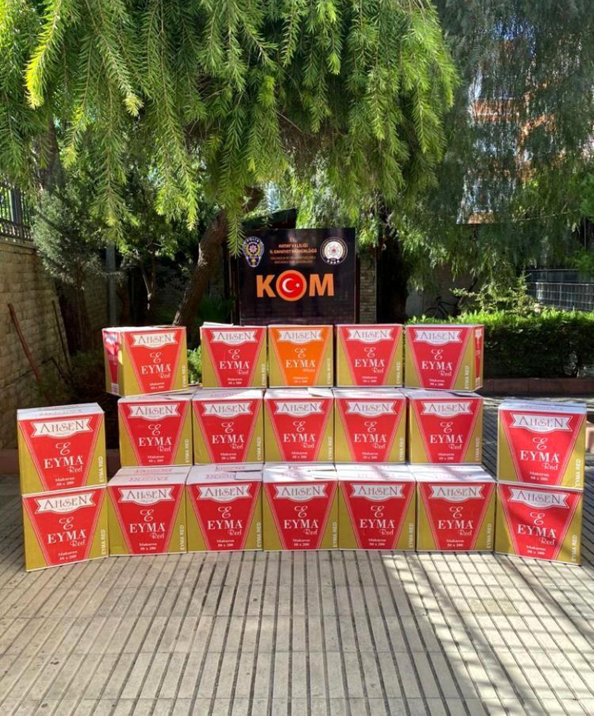 Hatay\'da 340 bin adet makaron ele geçirildi