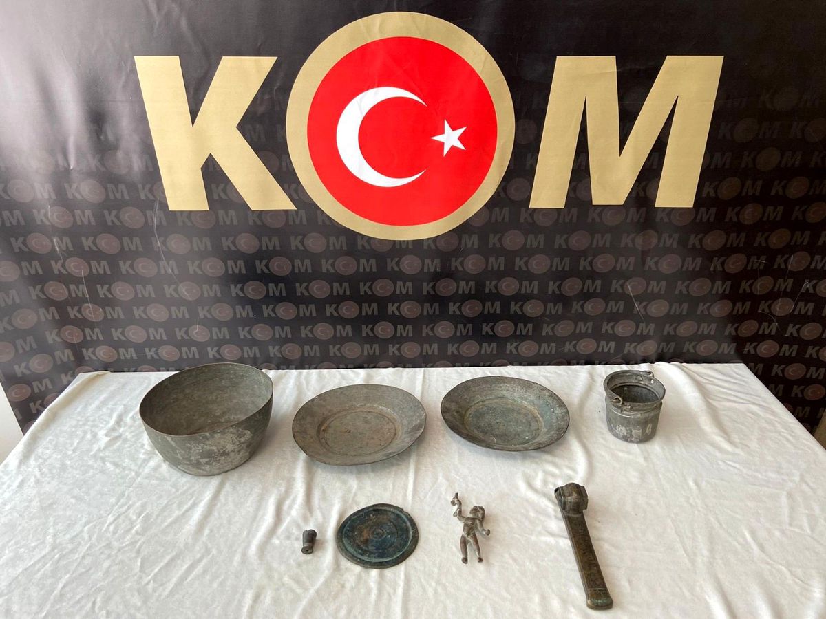 Kahramanmaraş\'ta tarihi eser operasyonu