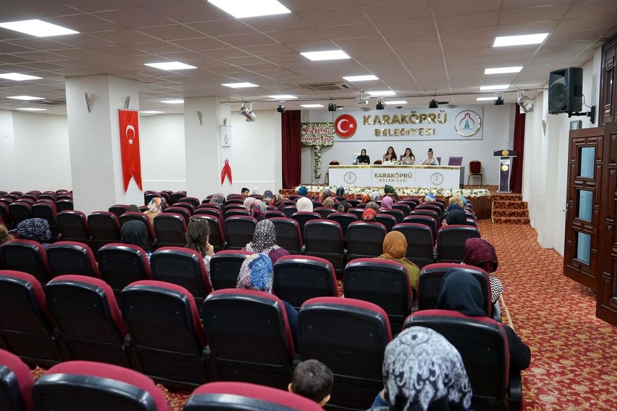 Karaköprü\'de kadınlara sağlıklı beslenme eğitimi verildi