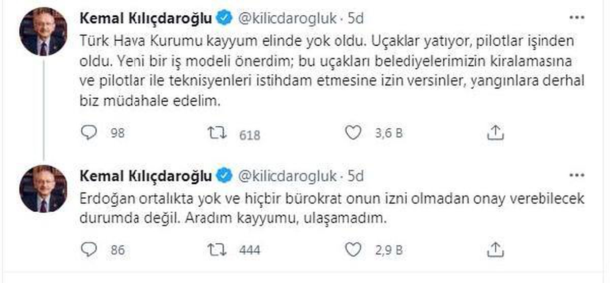 Kılıçdaroğlu\'ndan \'THK\' açıklaması