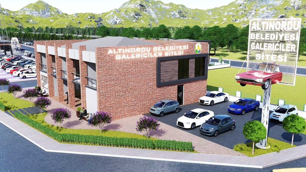 Ordu\'da galericiler sitesinde çalışmalar sürüyor