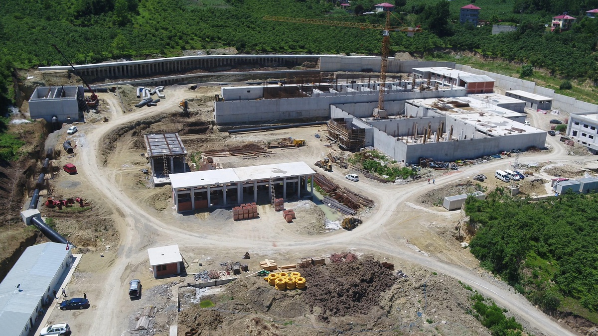 Trabzon\'un içme suyu ihtiyacını 2050 yılına kadar karşılayacak isale hattının yüzde 89\'u tamamlandı