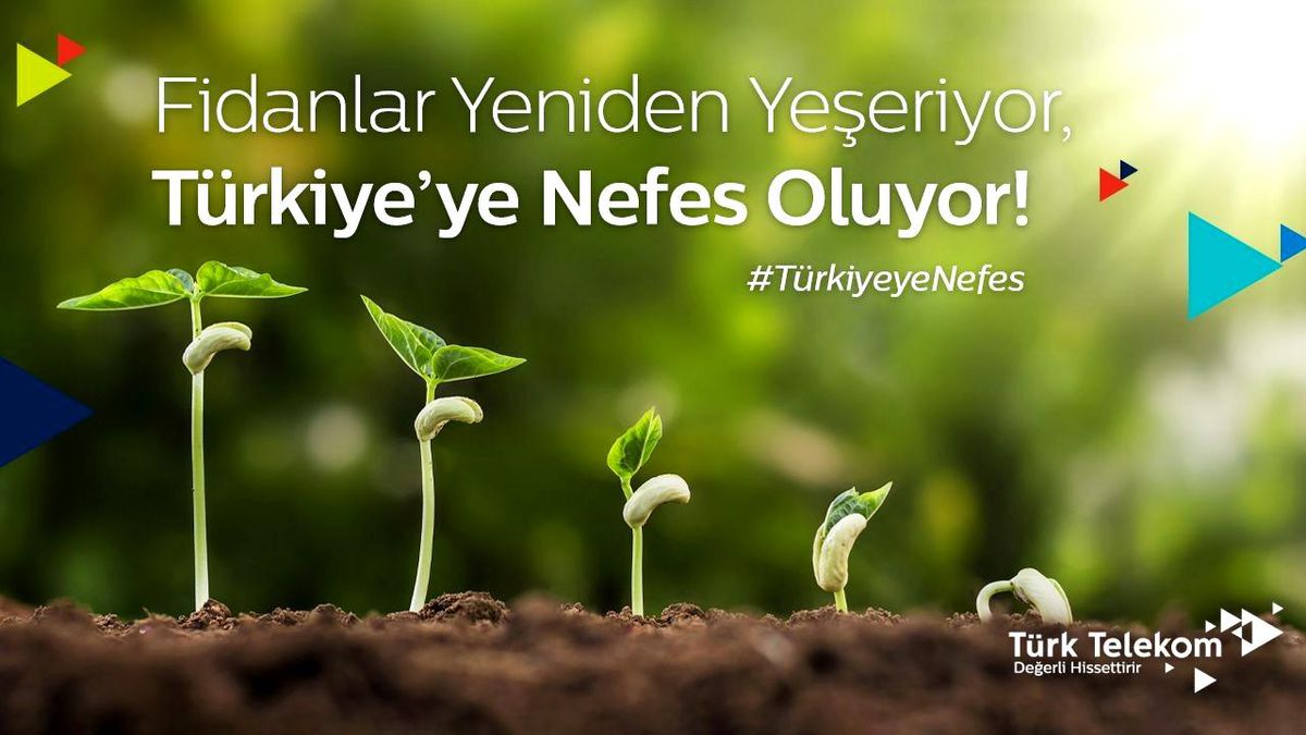 Son dakika haberi... Türk Telekom\'dan yangınlarda zarar gören alanlar için 100 bin fidan bağışı