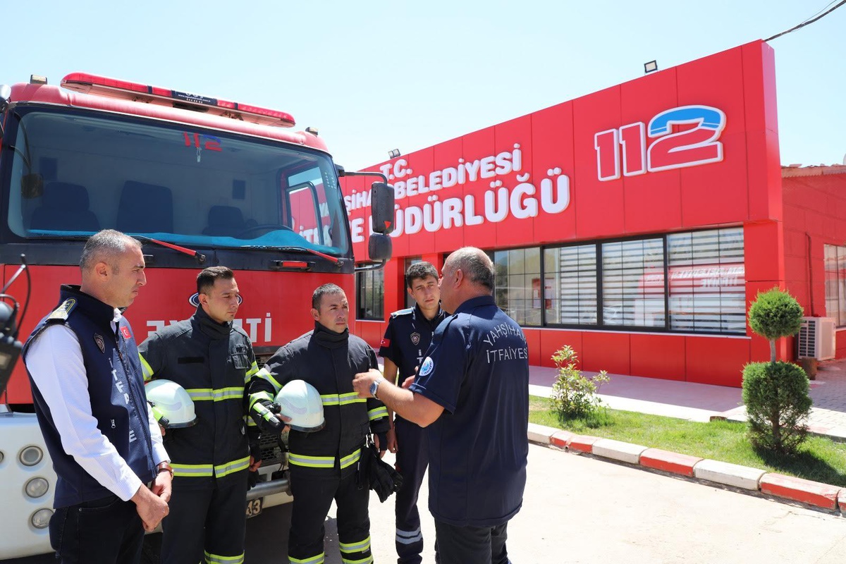 Yahşihan İtfaiyesi Destek İçin Osmaniye yolunda