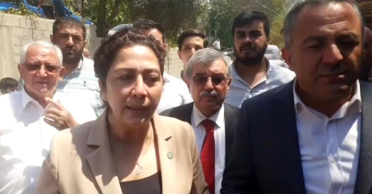 Son dakika... Yangın mağduru vatandaş İyi Partili Önşen\'i yanan evine almadı