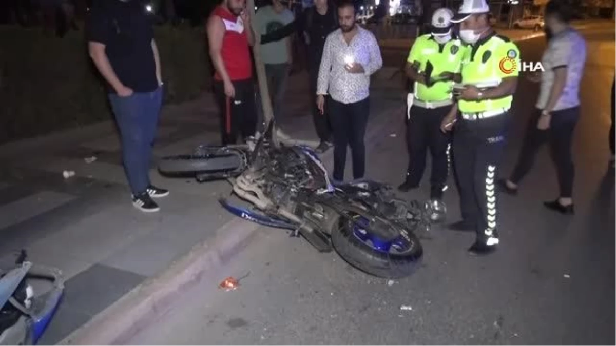 2 arkadaşın kullandığı hız motosikletleri çarpıştı: 2 yaralı