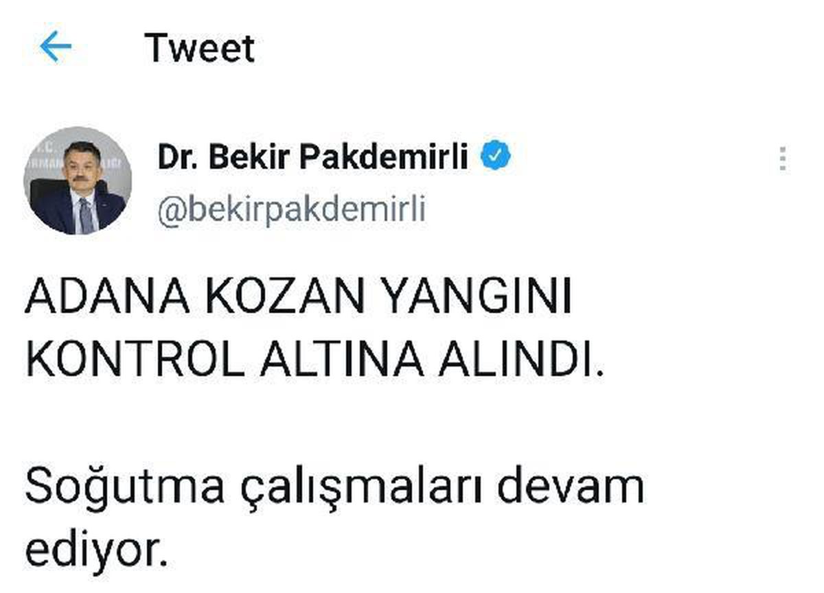 Adana\'da 4 ilçedeki 6 noktada orman yangını sürüyor (7)