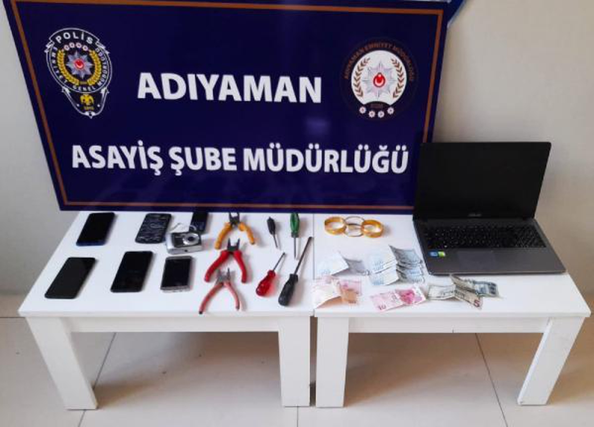 Adıyaman\'da hırsızlık şüphelisi 3 kişi tutuklandı