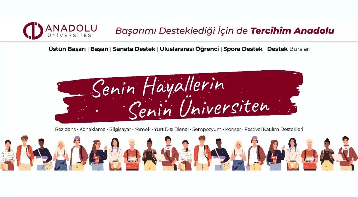 Anadolu Üniversitesi\'nden öğrencilere iki yeni burs imkânı