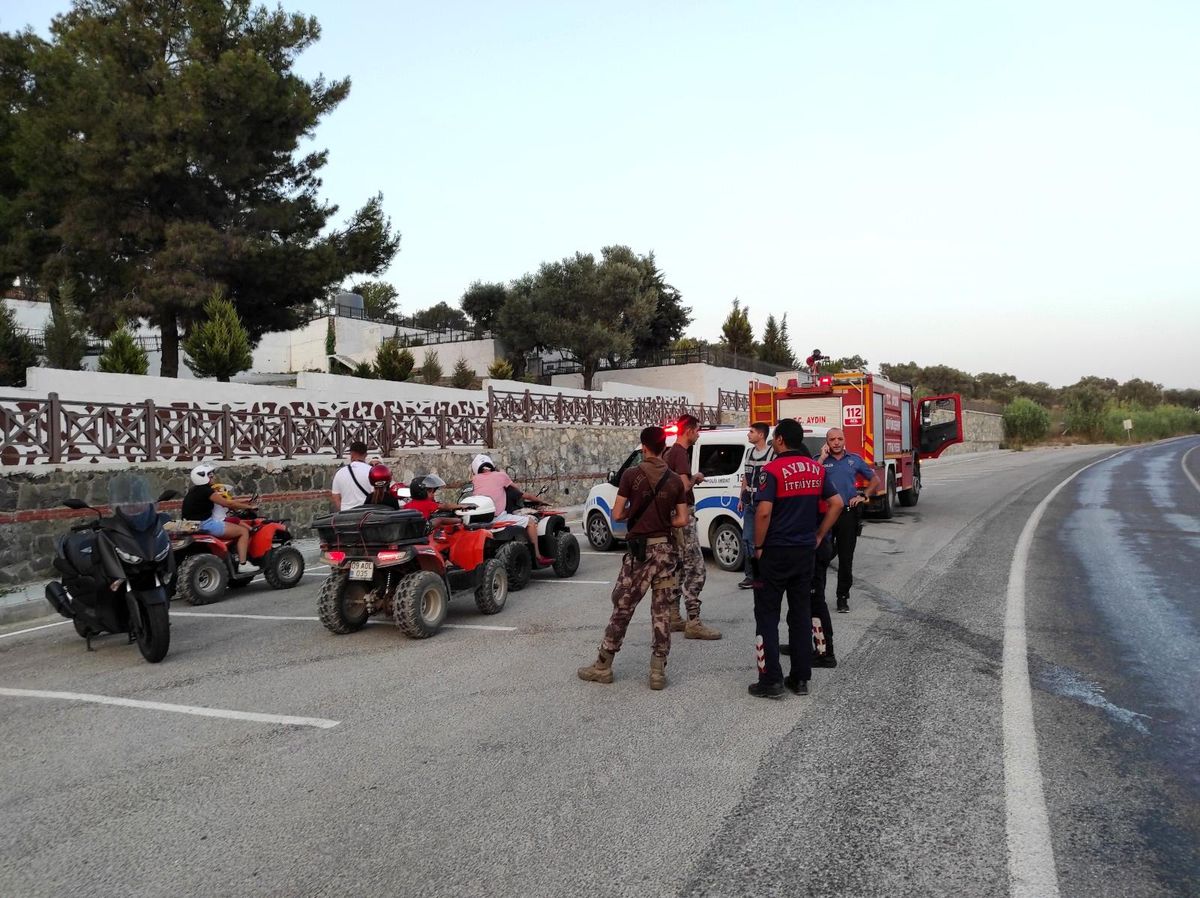 Araziden çıkan duman Özel Harekat polislerini harekete geçirdi