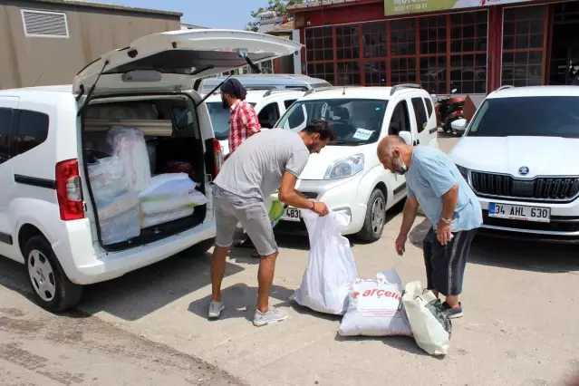 Son dakika... Bandırmalı işadamlarından yangınzedelere yardım eli