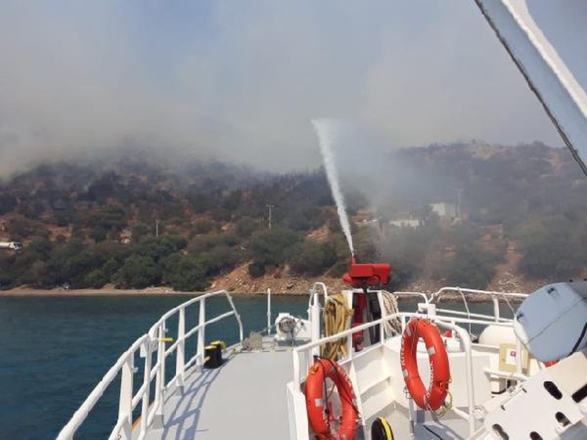 Bodrum\'da makilik yangını (5)
