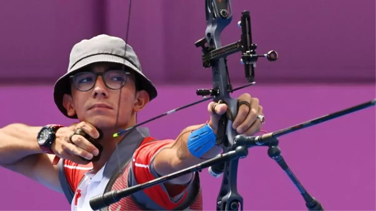 Dünya 1 numarası Ellison\'u eleyen milli okçumuz Mete Gazoz, Tokyo\'da yarı finale yükseldi