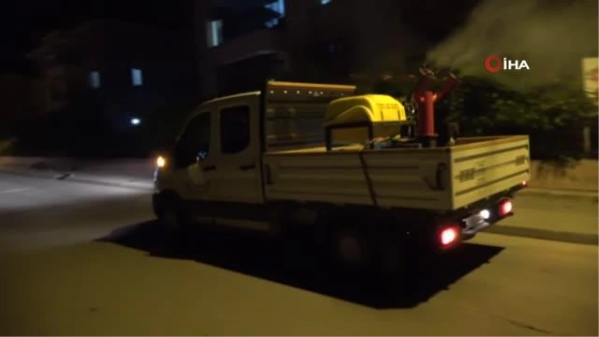 Erzincan\'da haşere ve sineklere karşı sokaklar ilaçlandı