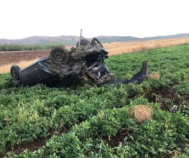 Gaziantep’te devrilen otomobilin sürücüsü öldü Son Dakika