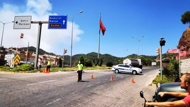 Marmaris Datça yolu kapandı