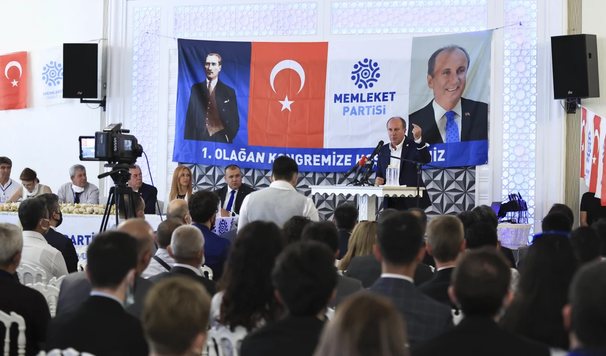 Memleket Partisi Genel Başkanı İnce, partisinin 1. Olağan Ankara İl Başkanlığı Kongresi\'nde konuştu Açıklaması