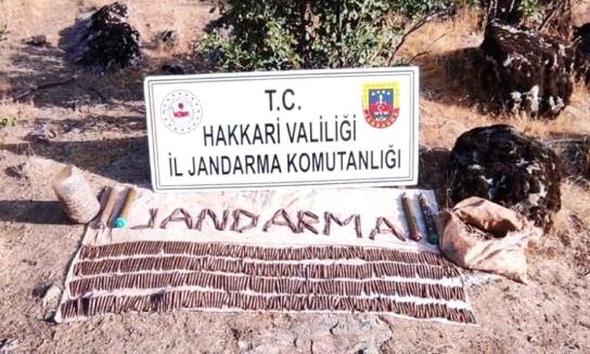 Şemdinli\'de çok sayıda mühimmat ele geçirildi