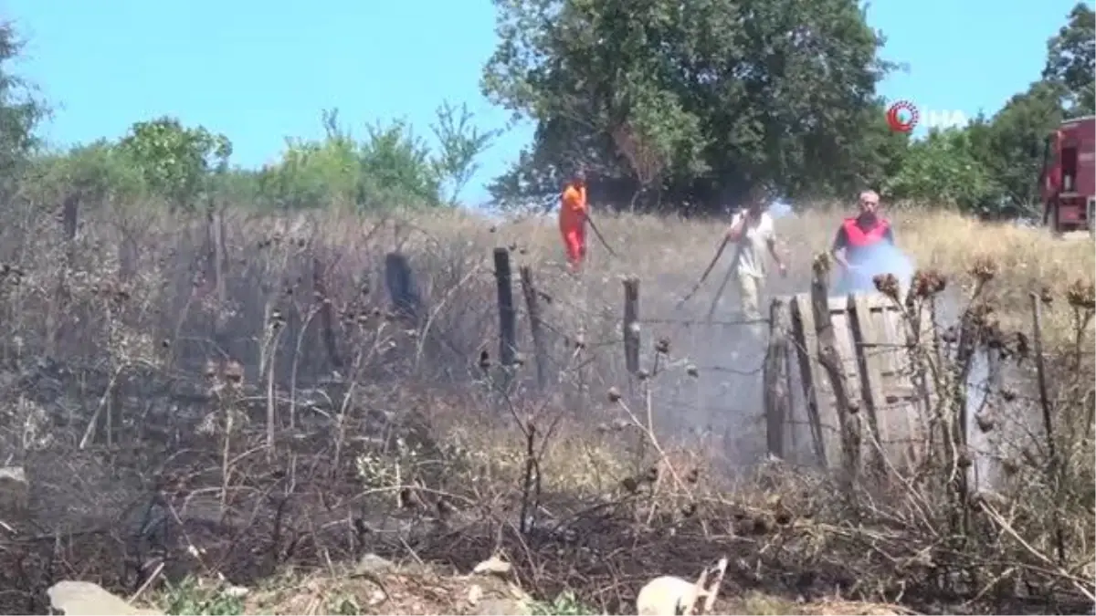 Sinop\'ta çöpleri yakmak isterken yangına neden oldu