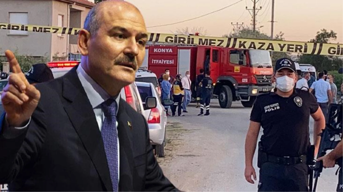 Son Dakika: İçişleri Bakanı Soylu\'dan Konya\'da 7 kişinin öldürülmesiyle ilgili ilk açıklama: Kürt-Türk meselesiyle alakası yok