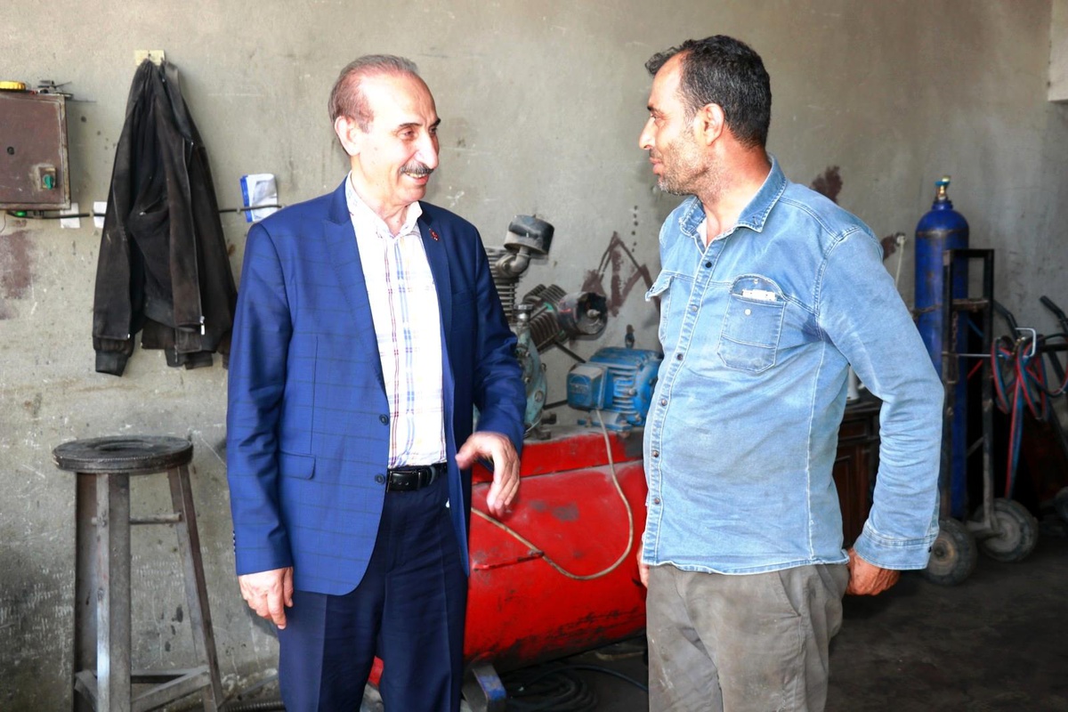 Yalçınkaya esnaf ziyaretlerini sürdürüyor