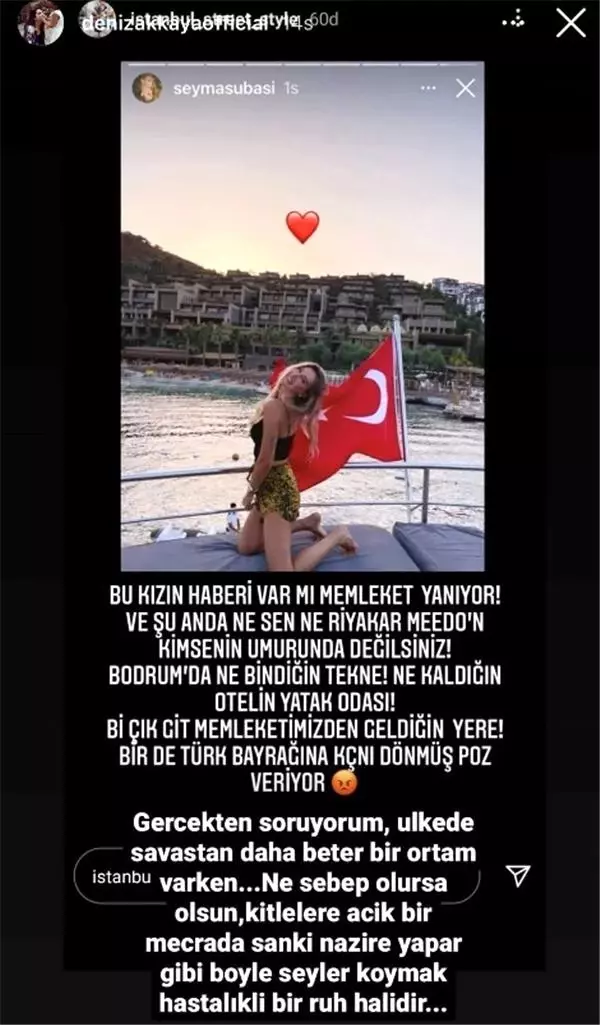 Deniz Akkaya'dan Şeyma Subaşı'na zehir zemberek sözler! Deniz Akkaya'dan Şeyma Subaşı'na zehir zemberek sözler!