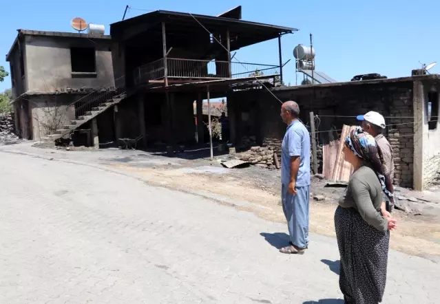 Kiminin evi, kiminin hayvanı yandı, geriye acı hikayeler kaldı