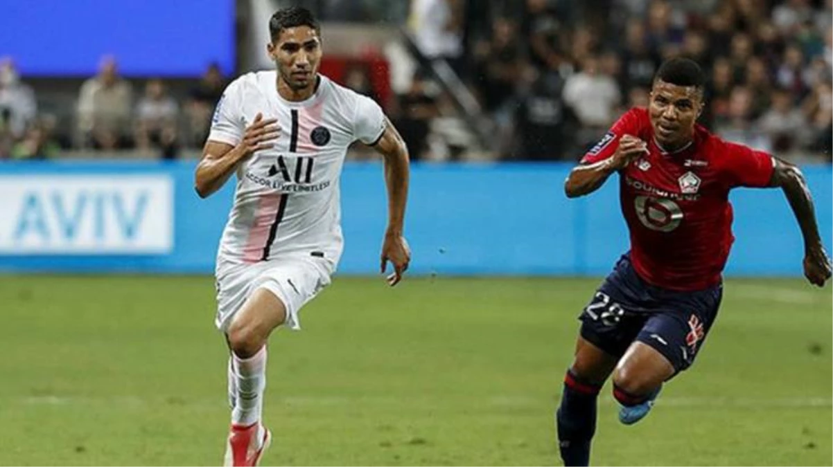 PSG\'de Achraf Hakimi, Filistin\'e destek verdiği için İsrailli taraftarların protestosuna maruz kaldı