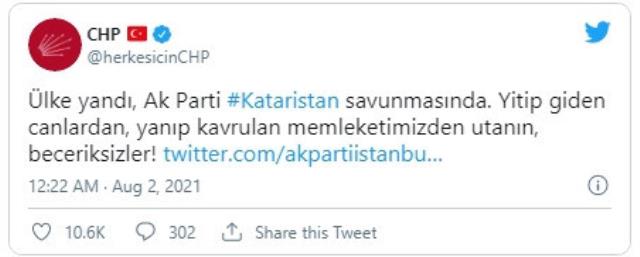 AK Parti, Kılıçdaroğlu'nu etiketleyerek yaptığı 'Katar' paylaşımını gelen tepkiler üzerine sildi