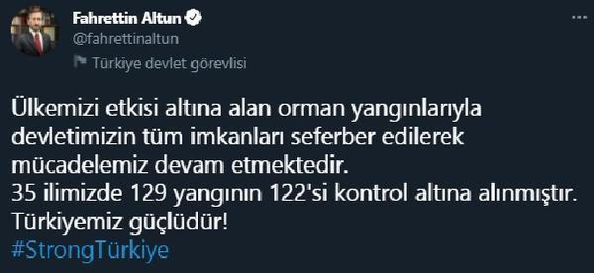 Altun: Sözde yardım kampanyası devletimizi aciz göstermek için başlatılmıştır