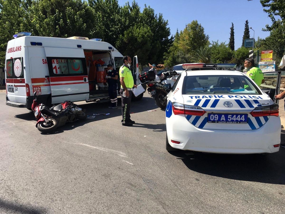 Aydın\'da trafik kazası: 2 yaralı