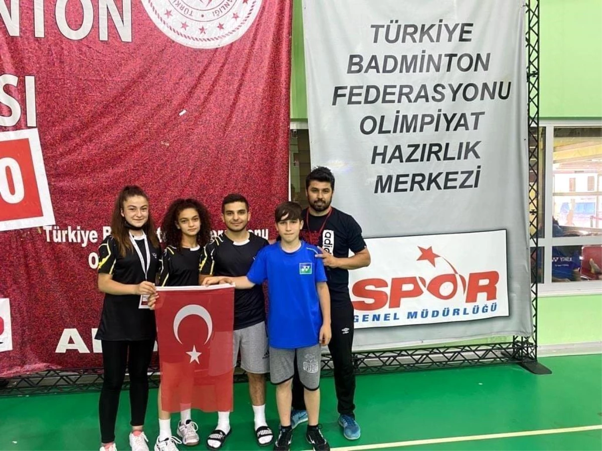 Badmintonda Kayseri\'den 7 sporcu Türkiye\'yi temsil edecek