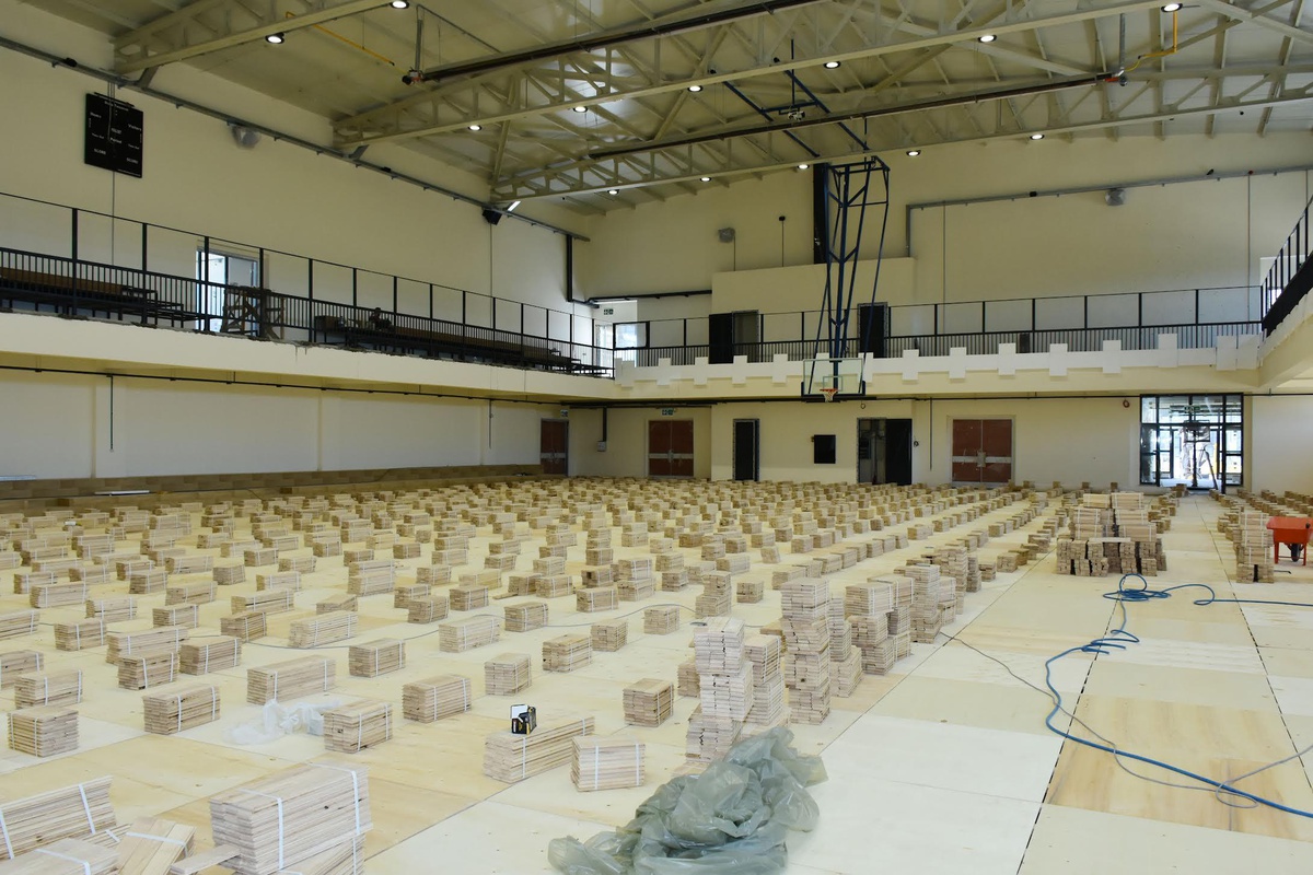 Başkan Küpeli Spor Salonunda incelemelerde bulundu
