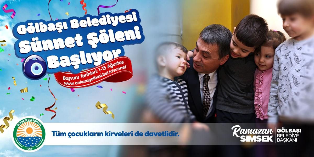 Gölbaşı Belediyesinden toplu sünnet hizmeti