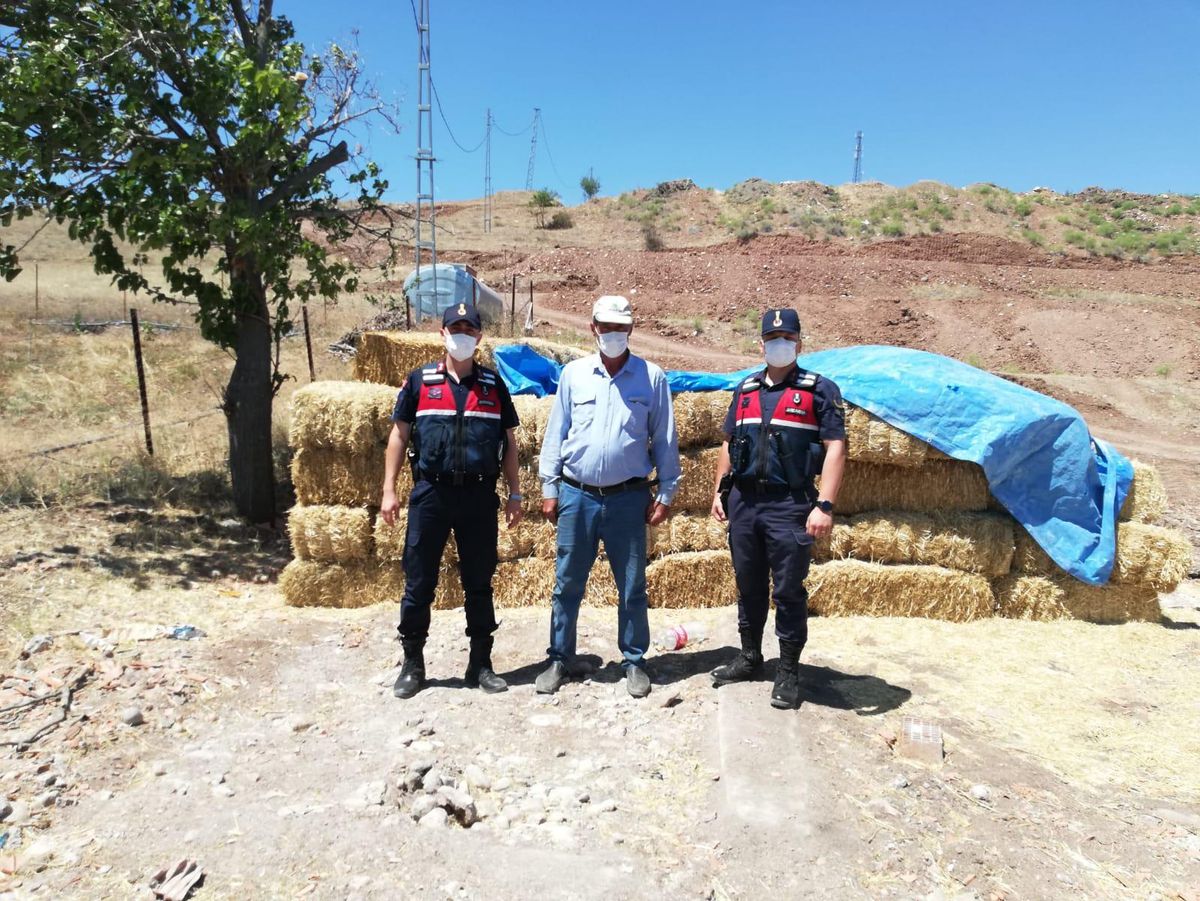 Kırıkkale\'de çalınan saman balyaları Çankırı\'da bulundu