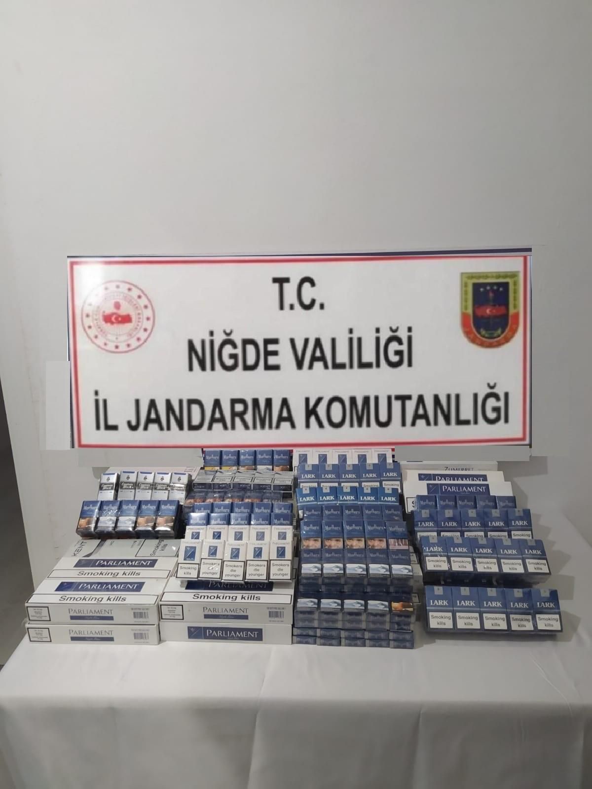 Niğde\'de kaçakçılık operasyonunda bir şüpheli yakalandı