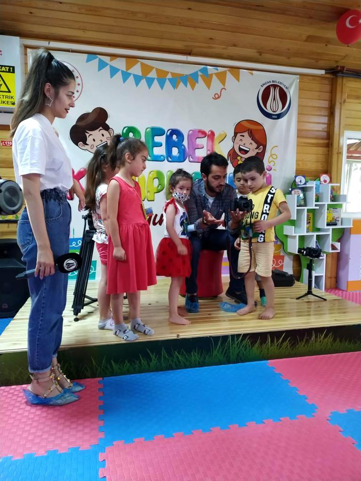 Sincan\'da minikler gazetecilik mesleği ile tanıştı