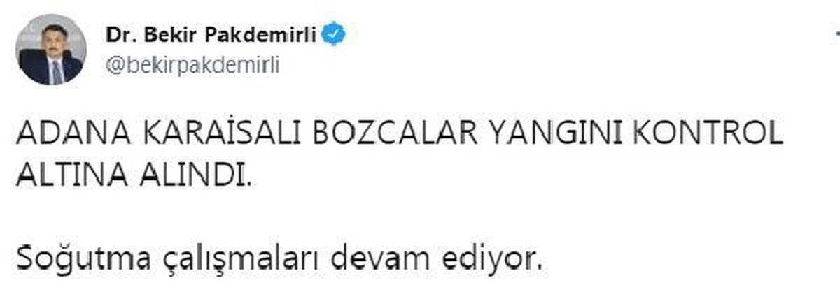Son Dakika | Adana\'da orman yangını (4)