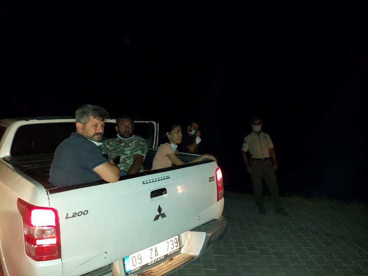 Son dakika! Bozdoğan\'daki yangında zarar gören hayvanlar tedavi edildi