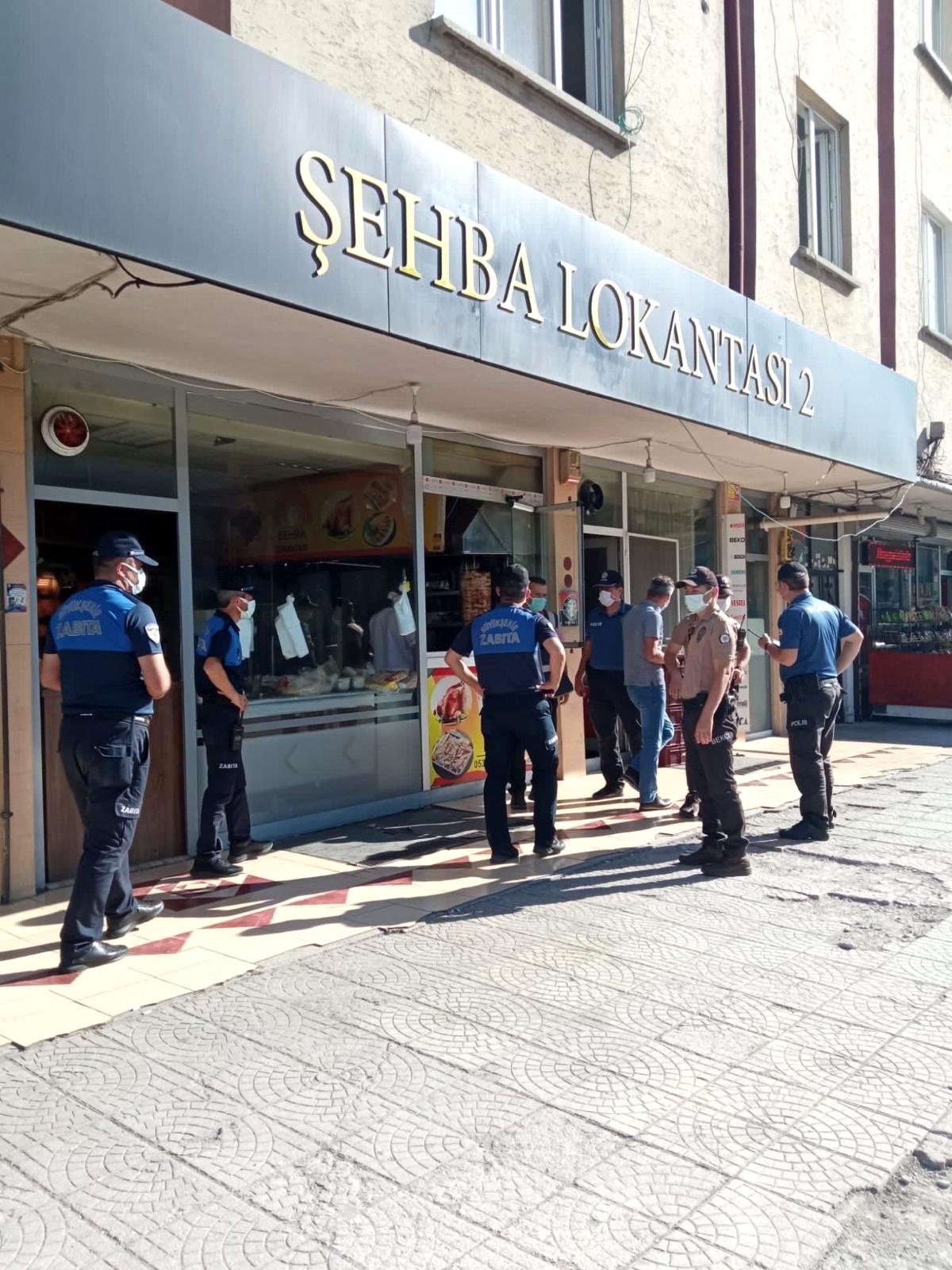 Büyükşehir Zabıtası\'ndan Sahabiye\'de esnaf denetimi